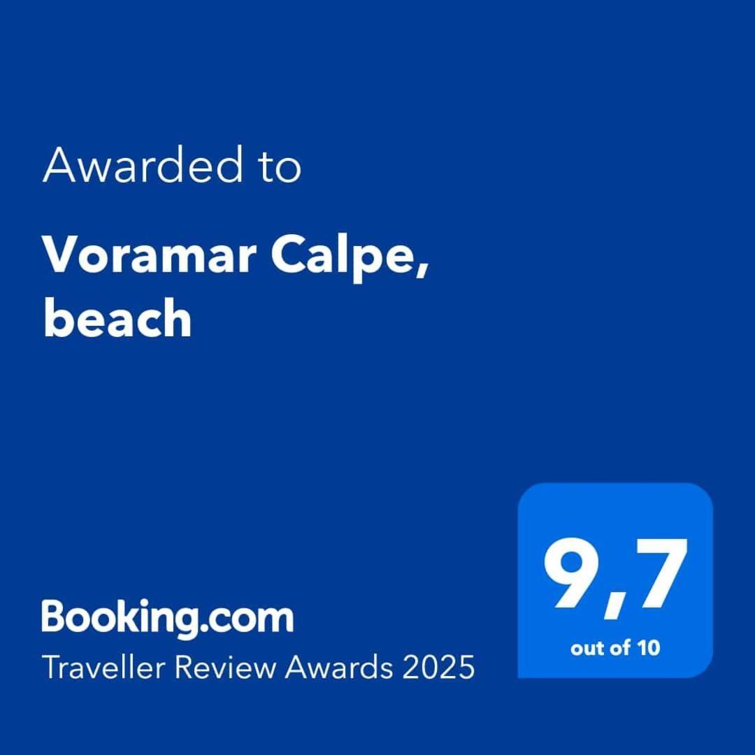 Voramar II On The Beach Calpe Eksteriør billede